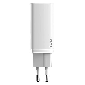 Baseus GaN2 Lite lādētājs USB-C / 65W balts