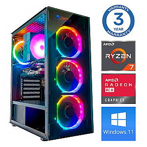 INTOP Ryzen 7 5700X 16GB 1TB SSD M.2 NVME+4TB RX580 8GB WIN11