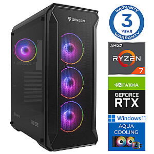 INTOP AQUA Ryzen 7 8700F 16GB DDR5 1TB SSD M.2 NVME+4TB RTX5070Ti 16GB
 WIN11Pro
