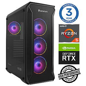 INTOP Ryzen 5 5600X 16GB 500SSD M.2 NVME+4TB RTX5050 8GB no-OS