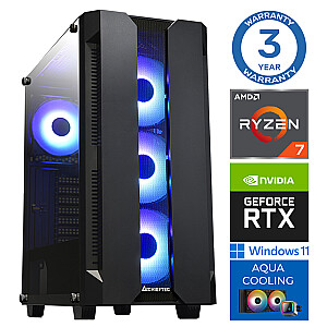 INTOP AQUA Ryzen 7 7700X 16GB DDR5 1TB SSD M.2 NVME+4TB RTX5050 8GB WIN11