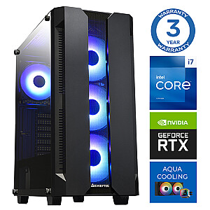 INTOP AQUA i7-14700F 32GB DDR5 500SSD M.2 NVME+4TB RTX5050 8GB no-OS