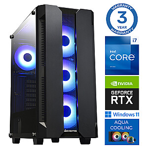 INTOP AQUA i7-14700F 16GB DDR5 1TB SSD M.2 NVME+4TB RTX5050 8GB WIN11
