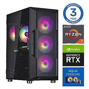 INTOP AQUA Ryzen 7 7700X 32GB DDR5 500SSD M.2 NVME+4TB RTX5050 8GB no-OS