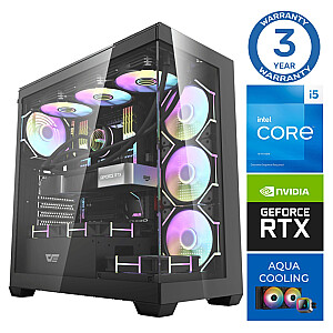 INTOP AQUA i5-14400F 32GB DDR5 1TB SSD M.2 NVME+4TB RTX5050 8GB no-OS