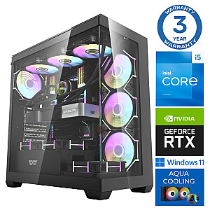 INTOP AQUA i5-14400F 64GB DDR5 1TB SSD M.2 NVME+4TB RTX5050 8GB WIN11Pro