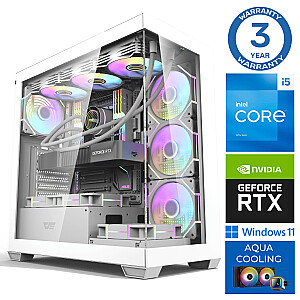 INTOP AQUA i5-14400F 64GB DDR5 1TB SSD M.2 NVME+4TB RTX5050 8GB WIN11