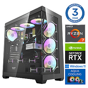 INTOP AQUA Ryzen 7 9700X 64GB DDR5 1TB SSD M.2 NVME+4TB RTX5050 8GB WIN11