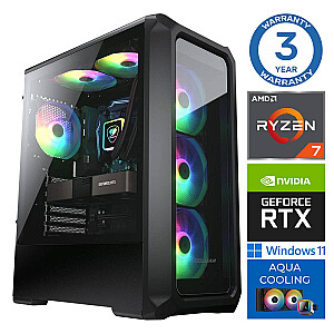 INTOP AQUA Ryzen 7 7700X 32GB DDR5 2TB SSD M.2 NVME+4TB RTX5050 8GB WIN11Pro