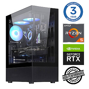 INTOP Ryzen 5 5500 32GB 500SSD M.2 NVME+4TB RTX5050 8GB no-OS