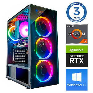 INTOP Ryzen 7 5700X 32GB 1TB SSD M.2 NVME+4TB RTX5050 8GB WIN11Pro
