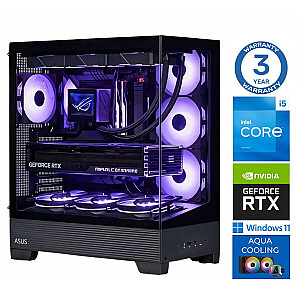INTOP AQUA i5-14400F 16GB DDR5 1TB SSD M.2 NVME+4TB RTX5050 8GB WIN11Pro
