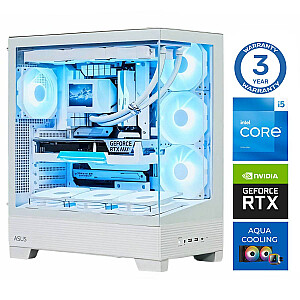 INTOP AQUA i5-14400F 32GB DDR5 1TB SSD M.2 NVME+4TB RTX5050 8GB no-OS