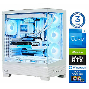 INTOP AQUA i5-14400F 32GB DDR5 1TB SSD M.2 NVME+4TB RTX5050 8GB WIN11
