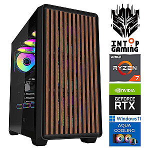 INTOP AQUA Ryzen 7 7700X 32GB DDR5 2TB SSD M.2 NVME+4TB RTX5070 12GB WIN11