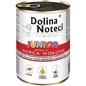 Dolina Noteci Premium Junior ar liellopa gaļas sirdi 400g