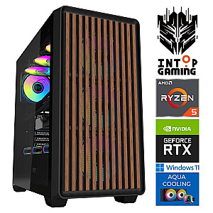 INTOP AQUA Ryzen 5 9600X 64GB DDR5 1TB SSD M.2 NVME+4TB RTX5070 12GB WIN11