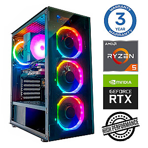 INTOP Ryzen 5 7500X3D 16GB DDR5 250SSD M.2 NVME+4TB RTX5070 12GB no-OS