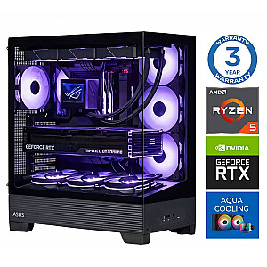 INTOP AQUA Ryzen 5 7500X3D 64GB DDR5 1TB SSD M.2 NVME+4TB RTX5070 12GB no-OS