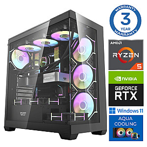 INTOP AQUA Ryzen 5 7500X3D 64GB DDR5 1TB SSD M.2 NVME+4TB RTX5060 8GB WIN11Pro
