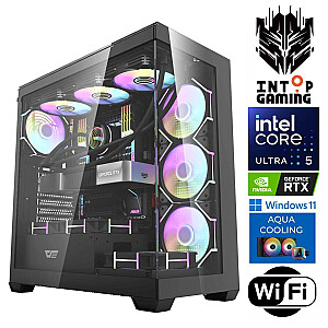 INTOP AQUA Ultra 5 245KF 32GB DDR5 1TB SSD M.2 NVME+4TB RTX5060 8GB WiFi WIN11Pro