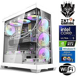 INTOP AQUA Ultra 5 245KF 64GB DDR5 1TB SSD M.2 NVME+4TB RTX5060 8GB WiFi WIN11