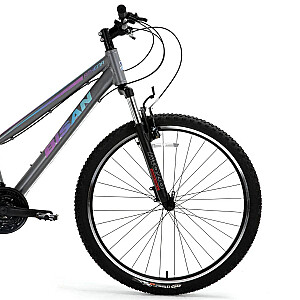 Mägijalgratas Bisan ATHENA V Metallic Grey/Blue/Purple (ratta suurus: 27,5", raami suurus: 17")