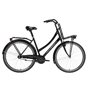 City bicycle Bisan Fluante C Glossy Black /Silver (Wheel size: 700C Frame size: 20.5)