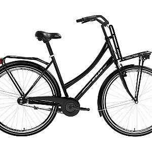 Городской велосипед Bisan Fluante C Glossy Black /Silver (Размер колеса: 700C Размер рамы: 20,5)