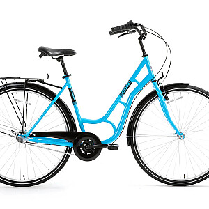 Pilsētas velosipēds Bisan Ambiance Blue/Black (Rata izmērs: 28 Rāmja izmērs: 20)