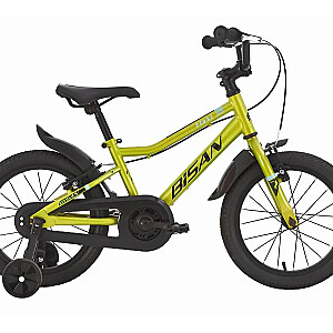 Children's bicycle Bisan Floki V Green/Black (Wheel size: 16 Frame size: 10)