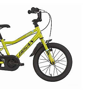 Children's bicycle Bisan Floki V Green/Black (Wheel size: 16 Frame size: 10)