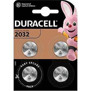 Duracell Bateria Electronics CR2032 220mAh 4шт.