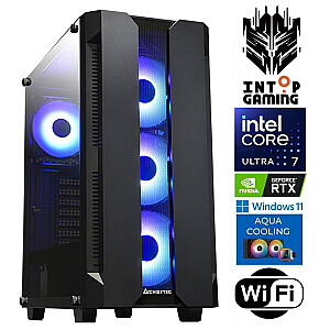 INTOP AQUA Ultra 7 270K Plus 16GB DDR5 500SSD M.2 NVME+4TB RTX5050 8GB WiFi WIN11