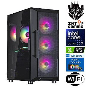 INTOP AQUA Ultra 7 270K Plus 64GB DDR5 500SSD M.2 NVME+4TB RTX5050 8GB WiFi WIN11Pro