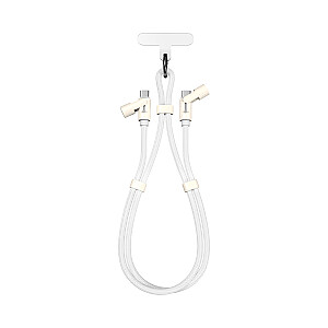 Sbox LANYARD WHITE Type-C -Type-C 1.5m White