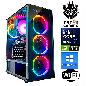 INTOP Ultra 5  225F 32GB DDR5 500SSD M.2 NVME+4TB RTX5050 8GB WiFi WIN11