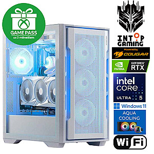 INTOP AQUA Ultra 5  225F 16GB 1TB SSD RTX5060Ti 8GB WiFi WIN11 POWERED BY COUGAR