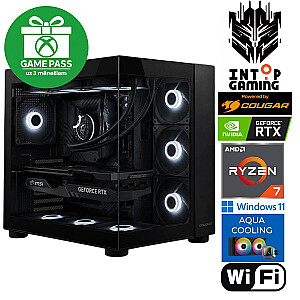 INTOP AQUA Ryzen 7 7800X3D 32GB 1TB SSD RTX5070 12GB WiFi WIN11 POWERED BY COUGAR
