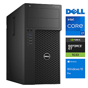 DELL 3620 Tower i7-7700 32GB 256SSD M.2 NVME GT1030 2GB WIN10Pro