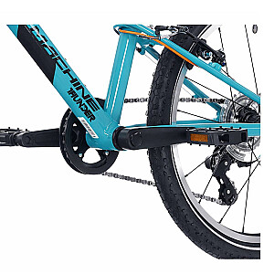 Laste jalgratas Rock Machine Thunder 20 VB Gloss Jade Blue (Ratta suurus: 20", raami suurus: 10")