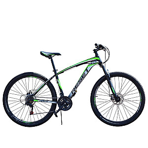Kalnu velosipēds Reset Derek Black/Green (Rata izmērs: 27,5 Rāmja izmērs: L)