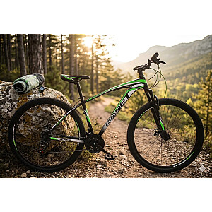 Mountain bike Reset Derek Black/Green (Wheel size: 27.5 Frame size: L)