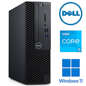 Dell 3060 sff i3-8100 8gb 256gb 2.5sata ssd + 500 gb hdd w11p Renew