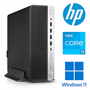 HP 600 G3 SFF i3-6100 16GB 256GB SSD + 250GB HDD W11P Renew