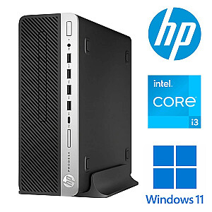 HP 600 G5 SFF i3-8100 16GB 256GB SSD + 320GB HDD W11P Renew