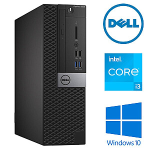 Dell 5050 SFF i3-6100 16GB 180GB M.2 SATA + 250GB HDD DVD W10P Renew