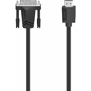 HDMI kabelis Hama uz DVI-D 1,5 m, melns (002050180000)