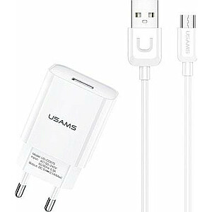 Usams T21 1x USB-A 2.1 A зарядное устройство (63923-uniw)