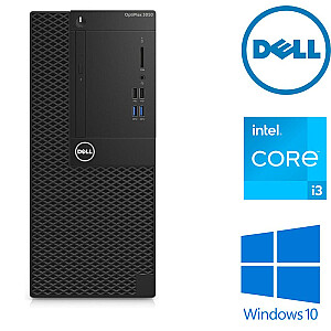 Dell 3050 Tower I3-7100 8GB 256SSD +160GB HDD W10P Renew